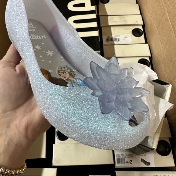 Mini Melissa Shoes Girls Mini Melissa Frozen Ballet Flat Poshmark